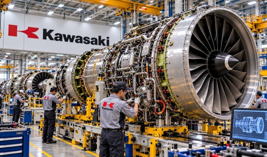 INSIDE KAWASAKI’S FACTORY MANUFACTURING POWERFUL TURBINE ENGINES!
