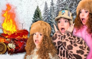 Kalogeras Sisters SURVIVE A SNOW STORM (we crashed our car)
