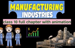 MANUFACTURING INDUSTRIES: CLASS 10 FULL CHAPTER 6 WITH ANIMATION | GEOGRAPHY | SESSION 2026-2027!