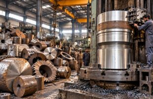 MASSIVE GEAR MANUFACTURING PROCESS | HEAVY CRANE LIFTING & GIANT GEAR MACHINING!
