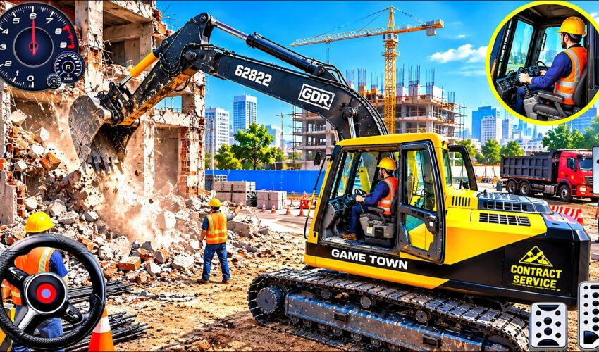 NEW HEAVY MACHINERY SIMULATOR 2026 – REAL CONSTRUCTION GAME 3D – ANDROID GAMEPLAY!