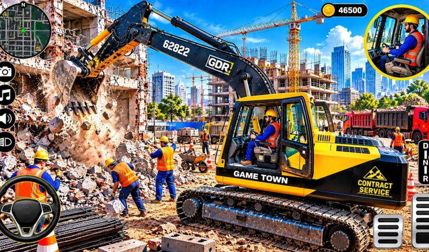 NEW HEAVY MACHINERY SIMULATOR 3D – REAL CONSTRUCTION GAME – ANDROID GAMEPLAY!