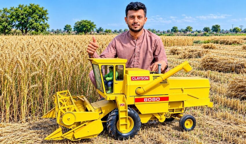 NEW HOLLAND CLAYSON 8080 COMBINE WHEAT HARVESTER MACHINE FIELD ACTION | HEAVY DUTY EQUIPMENT | 4K!