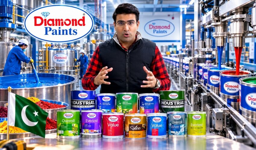 PAKISTAN'S BIGGEST & ADVANCED PAINT MANUFACTURING FACILITY | DIAMOND PAINT FACTORY | MADE IN PAKISTAN!