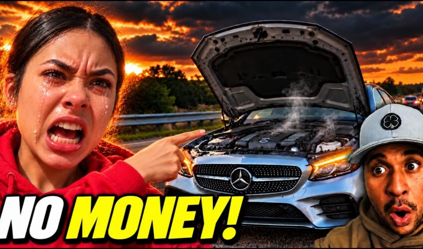 She Flaunted Her Fake Luxury Lifestyle… Then Her Dream Mercedes Became a Nightmare 😳