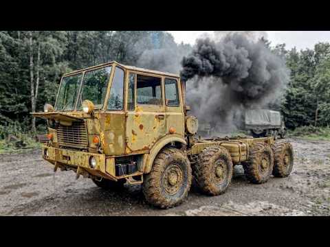 STARTING ABANDONED HEAVY MACHINES & TRUCKS 🔥 V12 DIESEL SOUND!