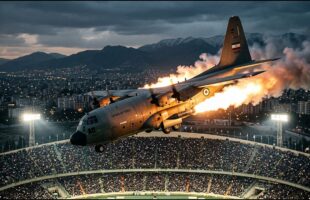 The Secret Plane Built to Land Inside a Stadium