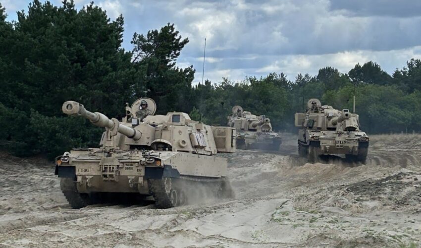 U.S. Military M109A7 Paladin in Action | Artillery Live Fire