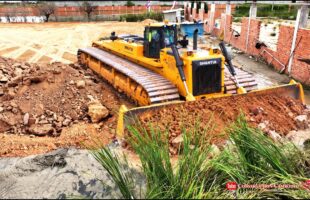 UNBELIEVABLE MEGA BULLDOZER POWER! HUGE HEAVY MACHINES PUSH STONES & SOIL TO CREATE NEW LAND!