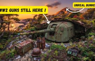 UNREAL WW2 location in the mountains.GUNS ARE STILL HERE ! #SecretFortress #LostWW2 #WW2secret